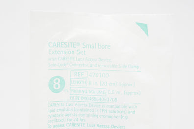 Braun 470100 Caresite Extension Set 8inch 0.5ml (x)